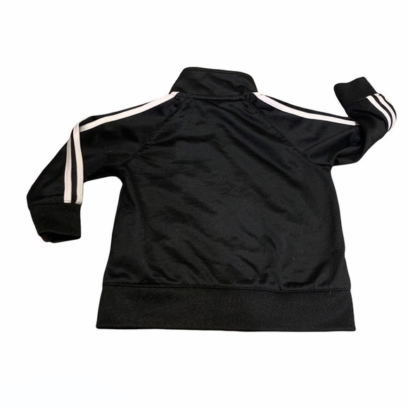 ADIDAS Black & White Zip up Jacket 12 months - Picture 3 of 5